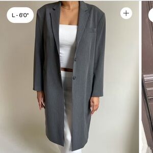 Djerf Avenue- Forever Coat Grey